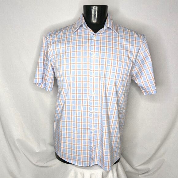 Stafford Mens Dress Shirt | Large L | Button Up Wrinkle-Free Business Casual - Picture 1 of 3